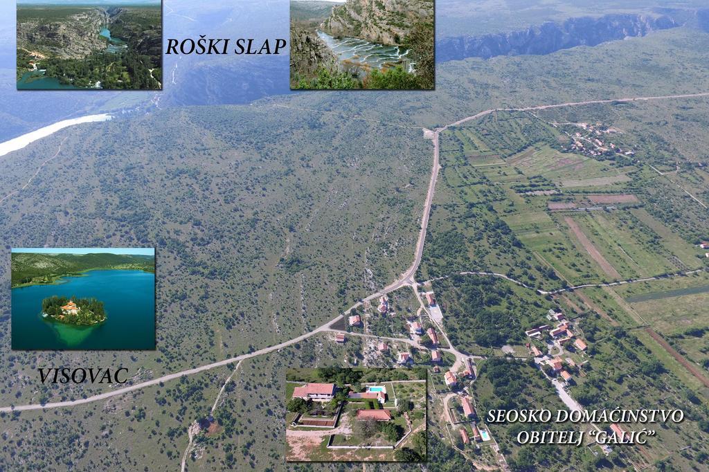 Отель Agrotourism Galic Krka Drinovci Экстерьер фото